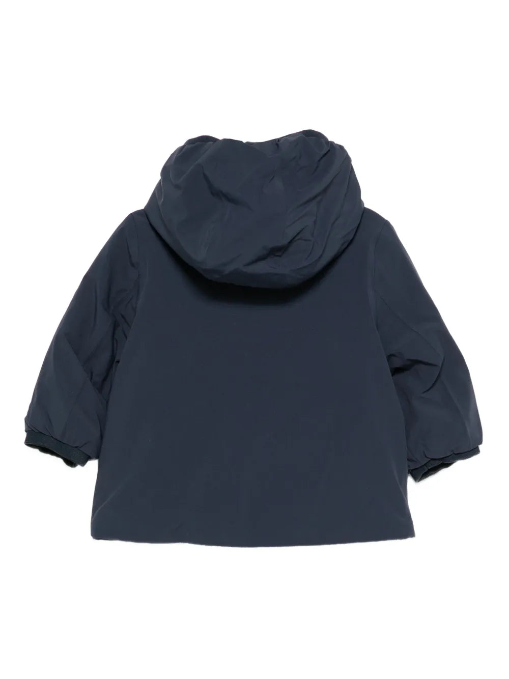zip-up hooded jacket