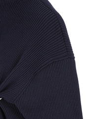 Safety Pin knitted mini dress