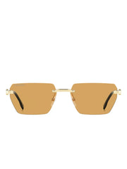 logo-detail geometric sunglasses