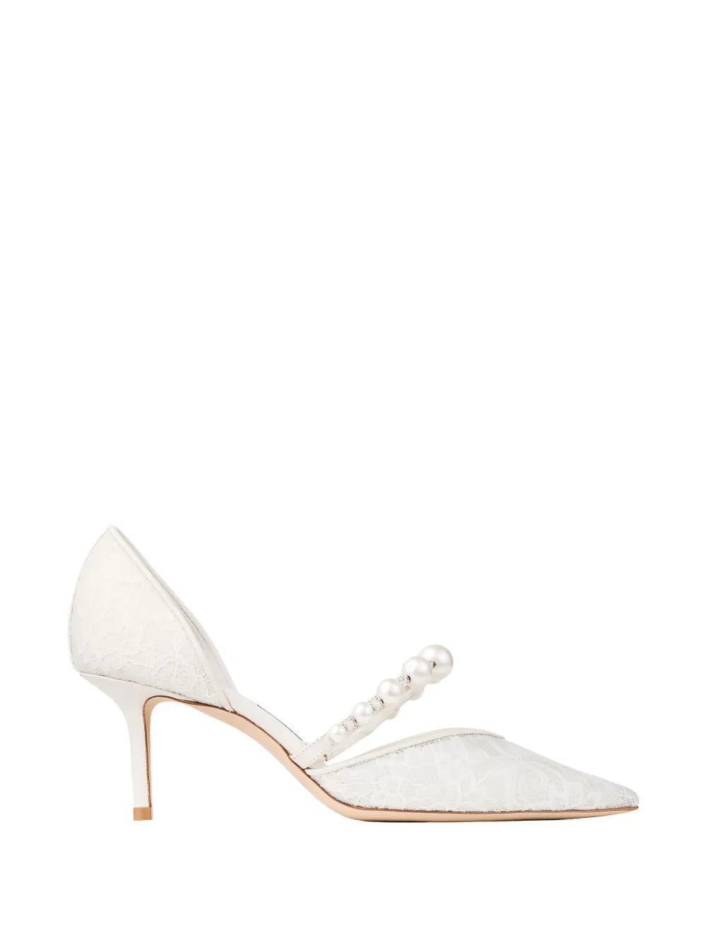 Aurelie pearl-embellished pumps