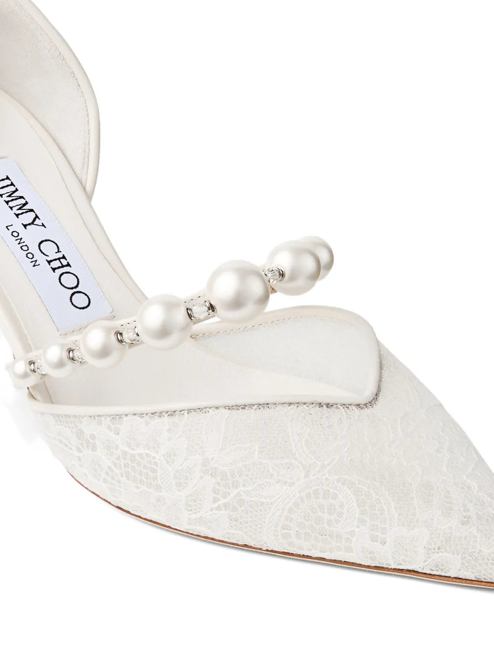 Aurelie pearl-embellished pumps