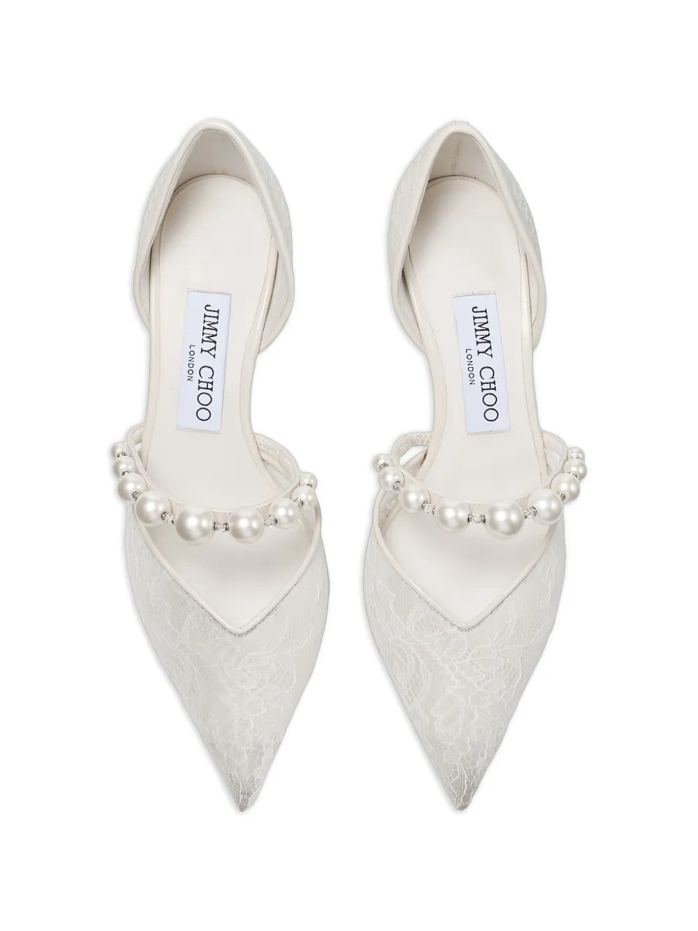 Aurelie pearl-embellished pumps