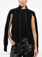 zip-up long-sleeve jacket