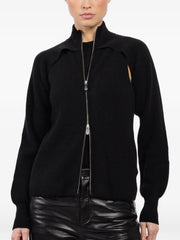 zip-up long-sleeve jacket