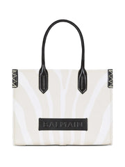 medium logo-patch tote bag