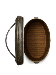 monogram coated vanity mini bag