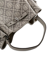 Romy T Monogram bucket bag
