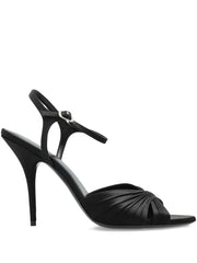 Plissé Dynas heeled sandals