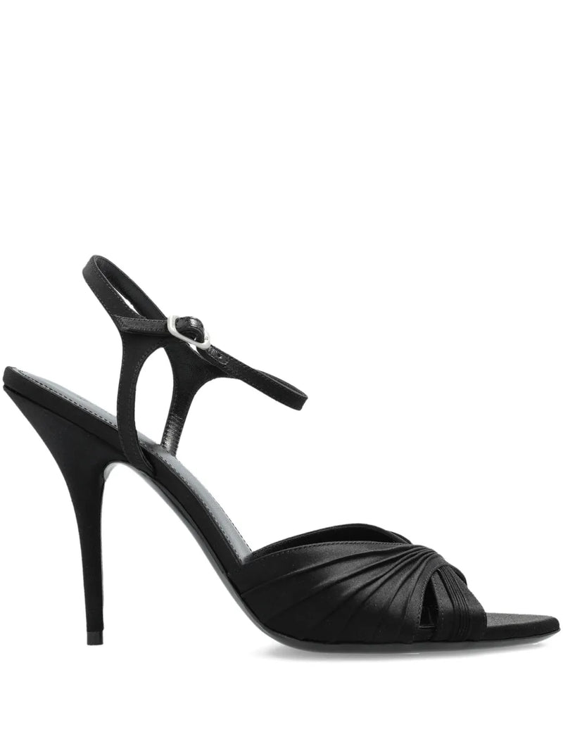 Plissé Dynas heeled sandals