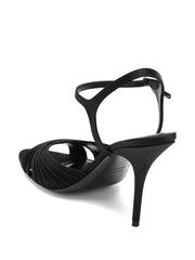 Plissé Dynas heeled sandals