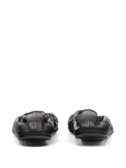 charm gathered ballet flats