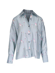 printed silk shirt