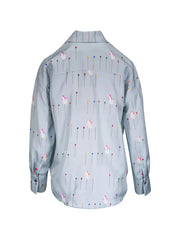 printed silk shirt