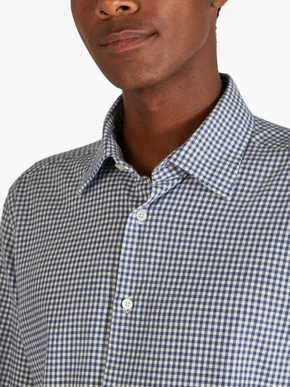 checked flannel shirt