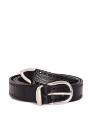 perforated leather belt