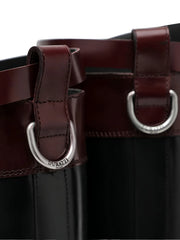 round-toe belted boots