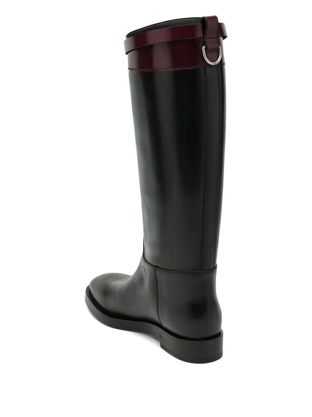 round-toe belted boots