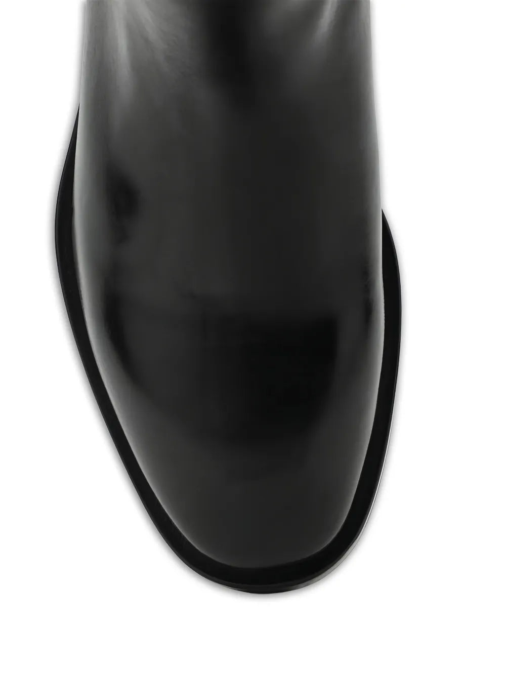 round-toe belted boots