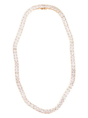 Tennis square necklace