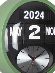 date-display wall clock