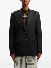 peak-lapel blazer