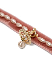aleksa pearl choker necklaces