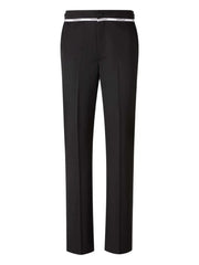 logo-embroidery trousers