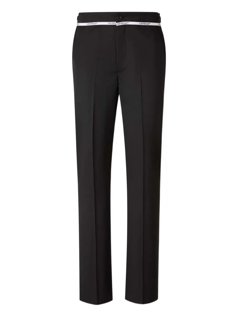 logo-embroidery trousers