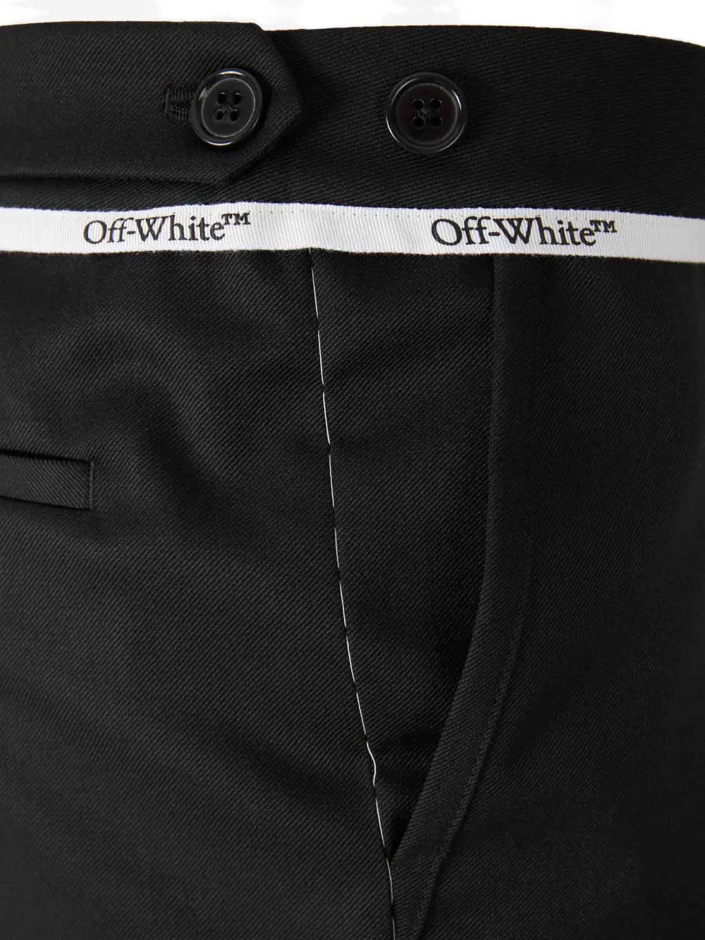 logo-embroidery trousers