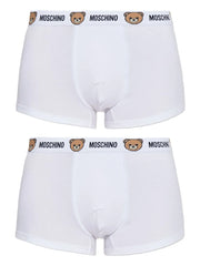 logo bear-detail cotton boxers (pack of two)