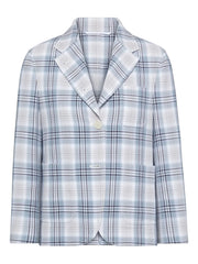 plaid blazer