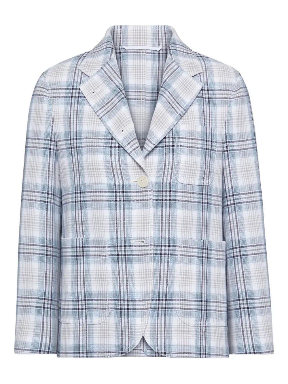plaid blazer