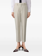cotton tailored trousers