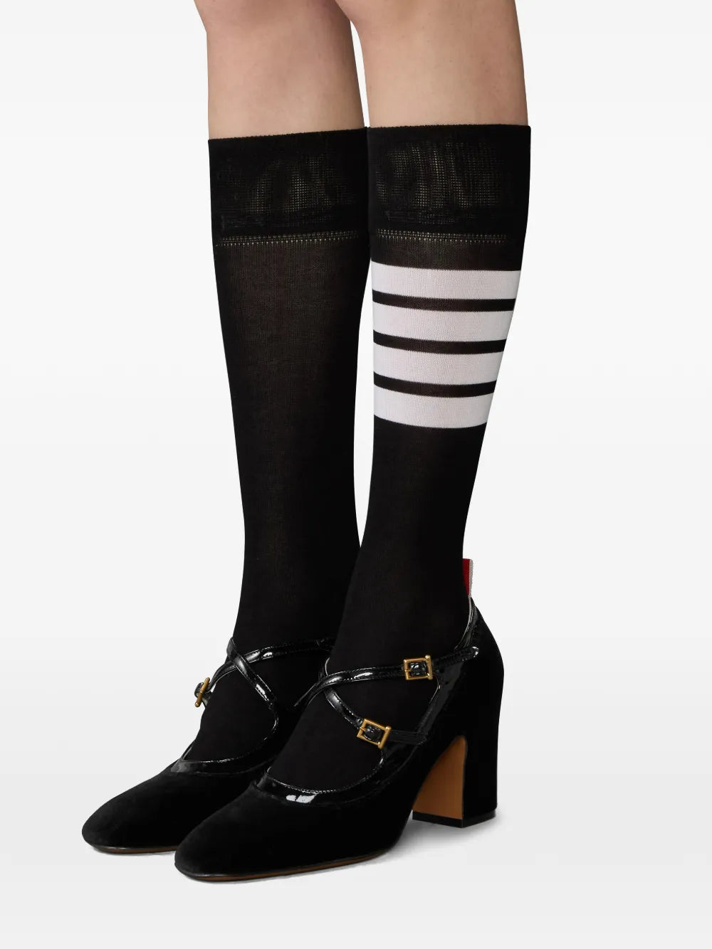 Thom John criss-cross buckle pumps