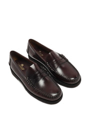 Dan Po leather penny loafers