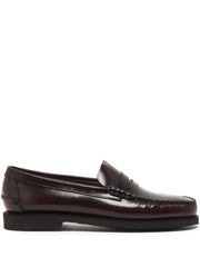 Dan Po leather penny loafers