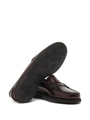Dan Po leather penny loafers