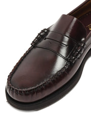 Dan Po leather penny loafers