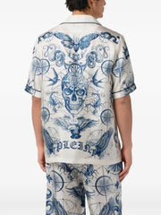 printed silk shirt