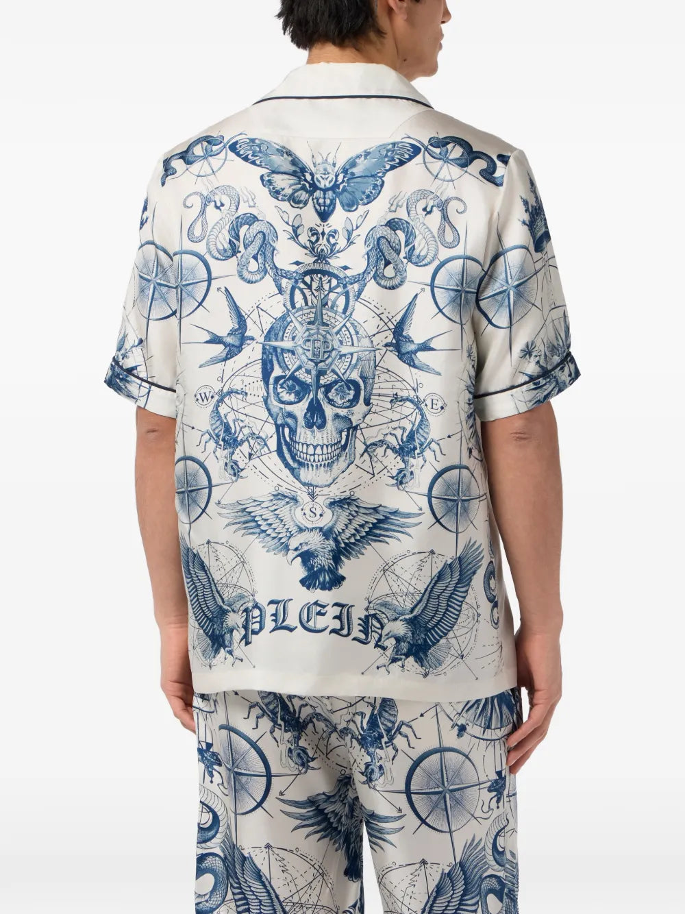 printed silk shirt