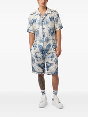 printed silk shirt