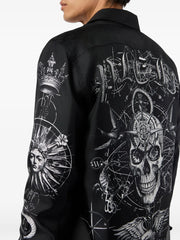 printed silk shirt