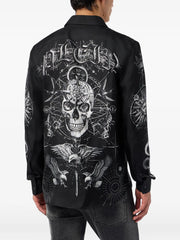 printed silk shirt