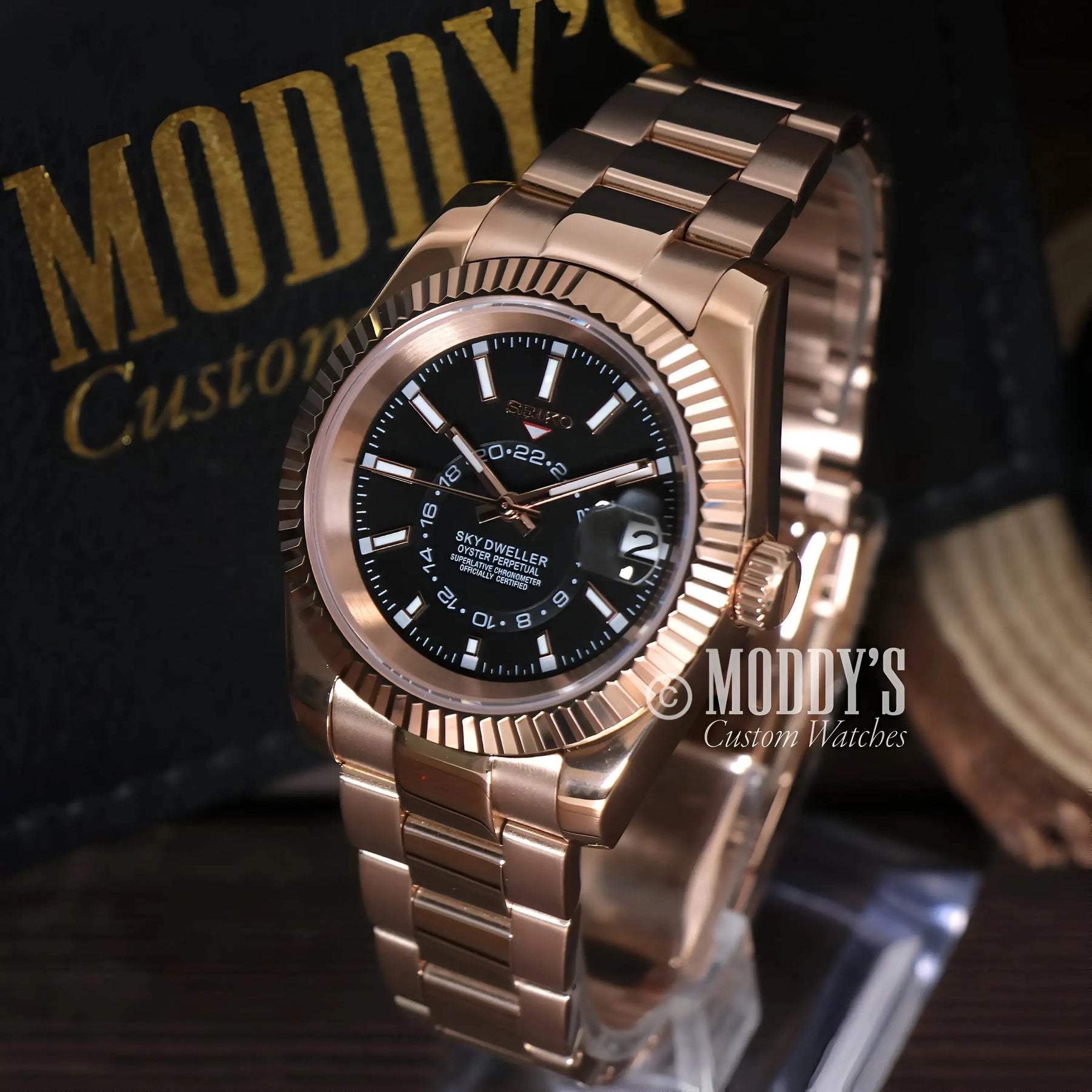 Seikojust Sky Dweller Rose Gold
