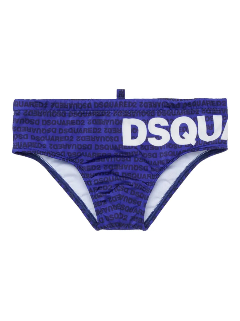 logo swim trunks