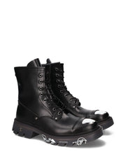 Brixton lace-up metal boots
