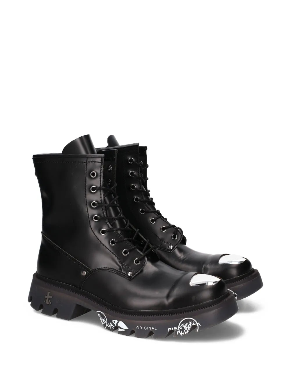 Brixton lace-up metal boots