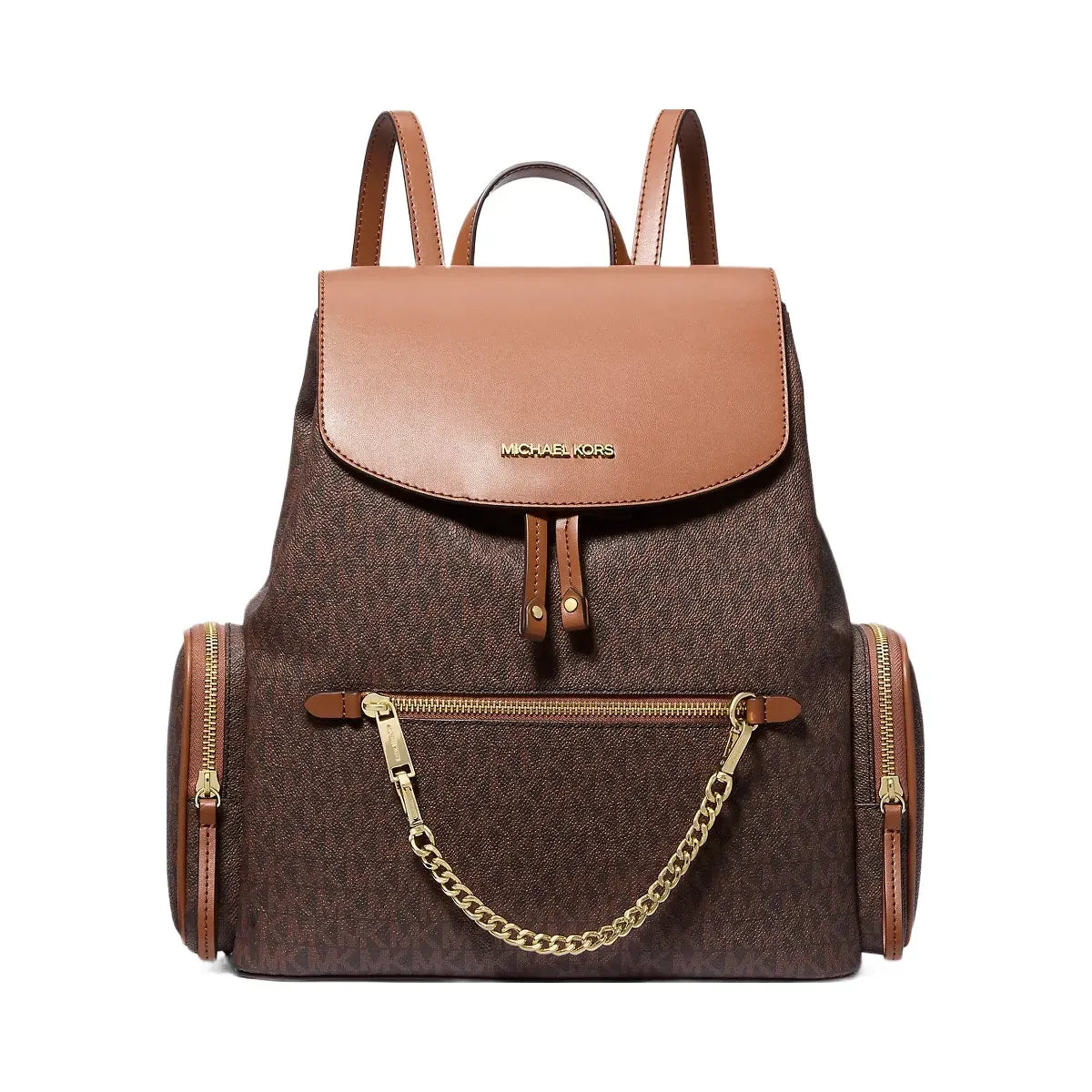 Michael Kors Jet Set Large Logo Backpack Brown