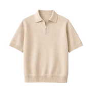 Legacy Classic Zip Polo - Oat