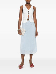 pleated lace skirt
